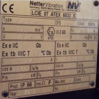 Netter Vibration NEG S系列不銹鋼電動(dòng)外部振動(dòng)器用于食品工業(yè)