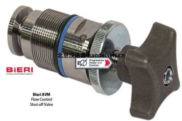 Bieri-AVM-flow-control-shutoff-valve