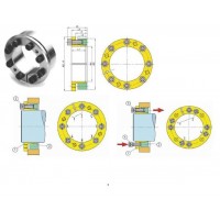 BIKON-Technik聯(lián)軸器1003 45x75用于各個行業(yè)，如風(fēng)力站、鋼廠