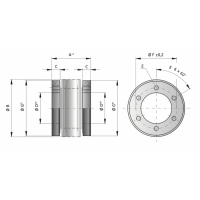 德國(guó) R+W金屬波紋管聯(lián)軸器 BKH系列