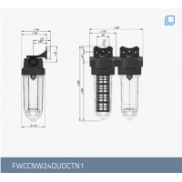 cintropur水過濾器帶活性炭的凈水器SL240 TRI SL 240 DUO緊湊型